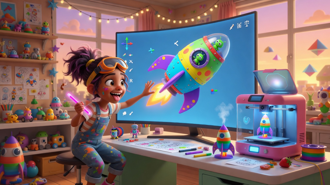 A child 3D modelling